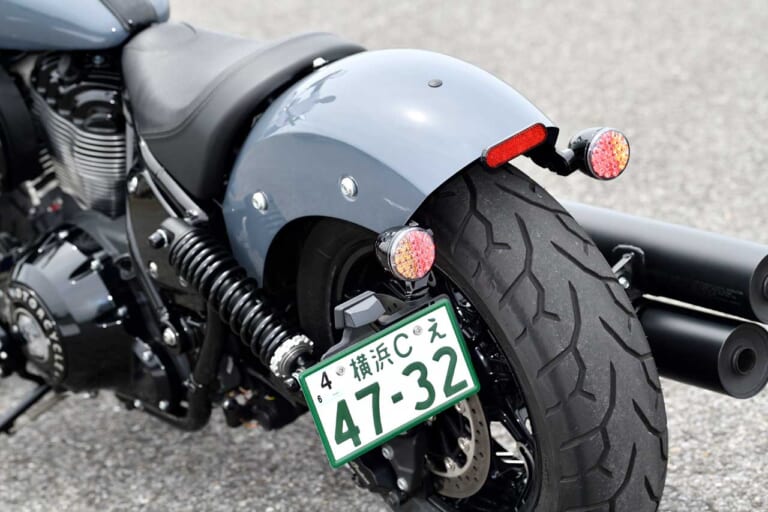 インディアン チーフダークホース|テールランプ|インディアン チーフ ダークホース試乗インプレッション【デビューから100年。まったく新しく設計されたチーフ】