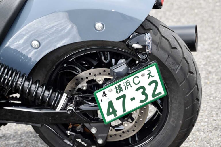 インディアン チーフダークホース|ナンバープレート|インディアン チーフ ダークホース試乗インプレッション【デビューから100年。まったく新しく設計されたチーフ】