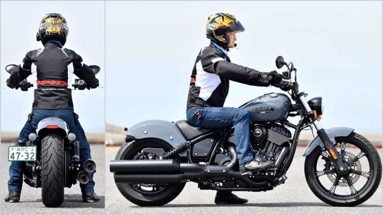 インディアン チーフダークホース|ライディングポジション|インディアン チーフ ダークホース試乗インプレッション【デビューから100年。まったく新しく設計されたチーフ】