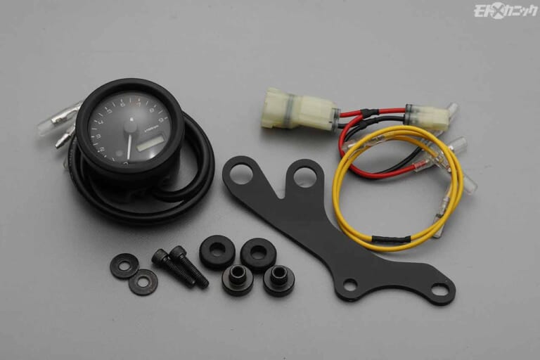 VELONA 電気タコメーターキット φ48mm|ホンダCT125ハンターカブにボルトオンでコンパクトなタコメーターを追加〈デイトナ〉
