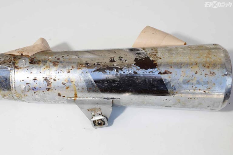 EZブラスト|クロームメッキのサビ落とし|重曹クリーニングはクロームメッキのサビやエンジン部品のカーボン除去に効果絶大〈EZブラスト〉