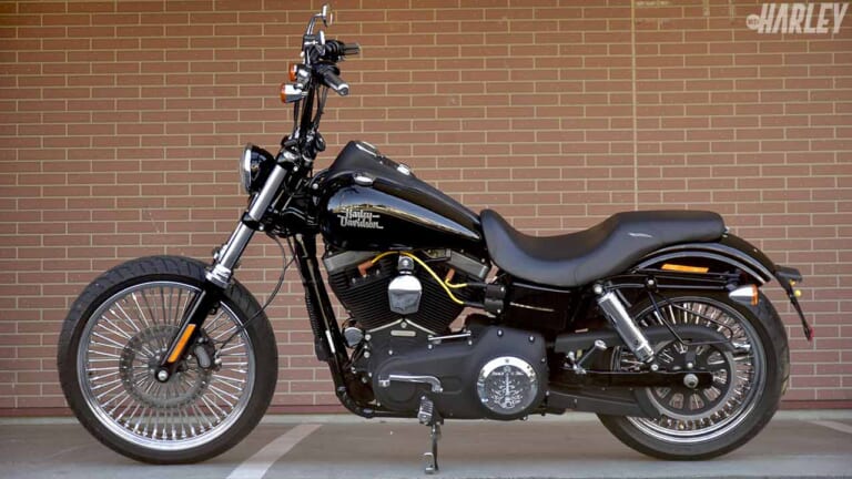 '14 FXDBストリートボブ|ハーレーダビッドソン静岡カスタム|ハーレーカスタムトレンドニュース:チョッパーライクな気軽さをライトに演出〈’14 FXDBストリートボブ〉