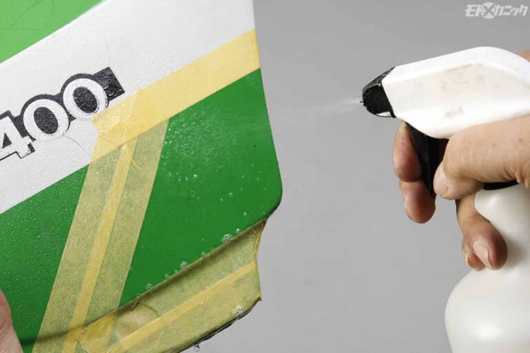 ゆず肌ペイント修復|マスキング|外装塗装失敗による”ゆず肌”状態を「花咲かGワックス」で磨いて艶々リカバー