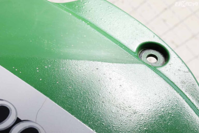 ゆず肌ペイント修復|仕上がり|外装塗装失敗による”ゆず肌”状態を「花咲かGワックス」で磨いて艶々リカバー