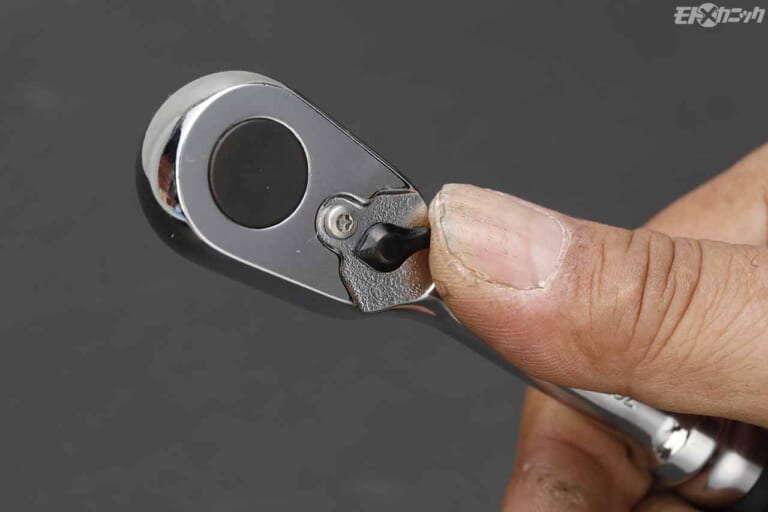 コーケン Z-EAL ラチェットハンドルシリーズ|切り替えレバー|コーケン72歯Z-EALラチェットハンドル解剖【多ギアでも引きずらない空転トルクの軽さが魅力】