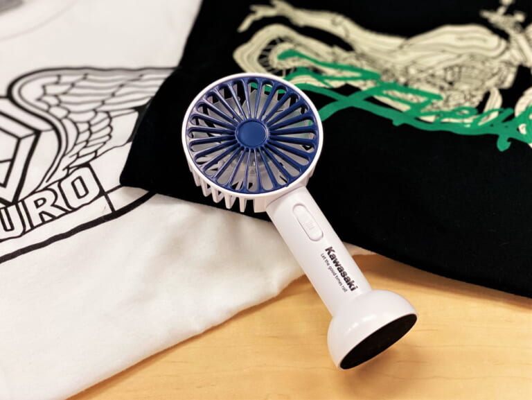 カワサキオリジナル「ハンディファン」|欲しいぞメグロTシャツ! カワサキプラザネットワークで“Tシャツフェア”開催6/12~