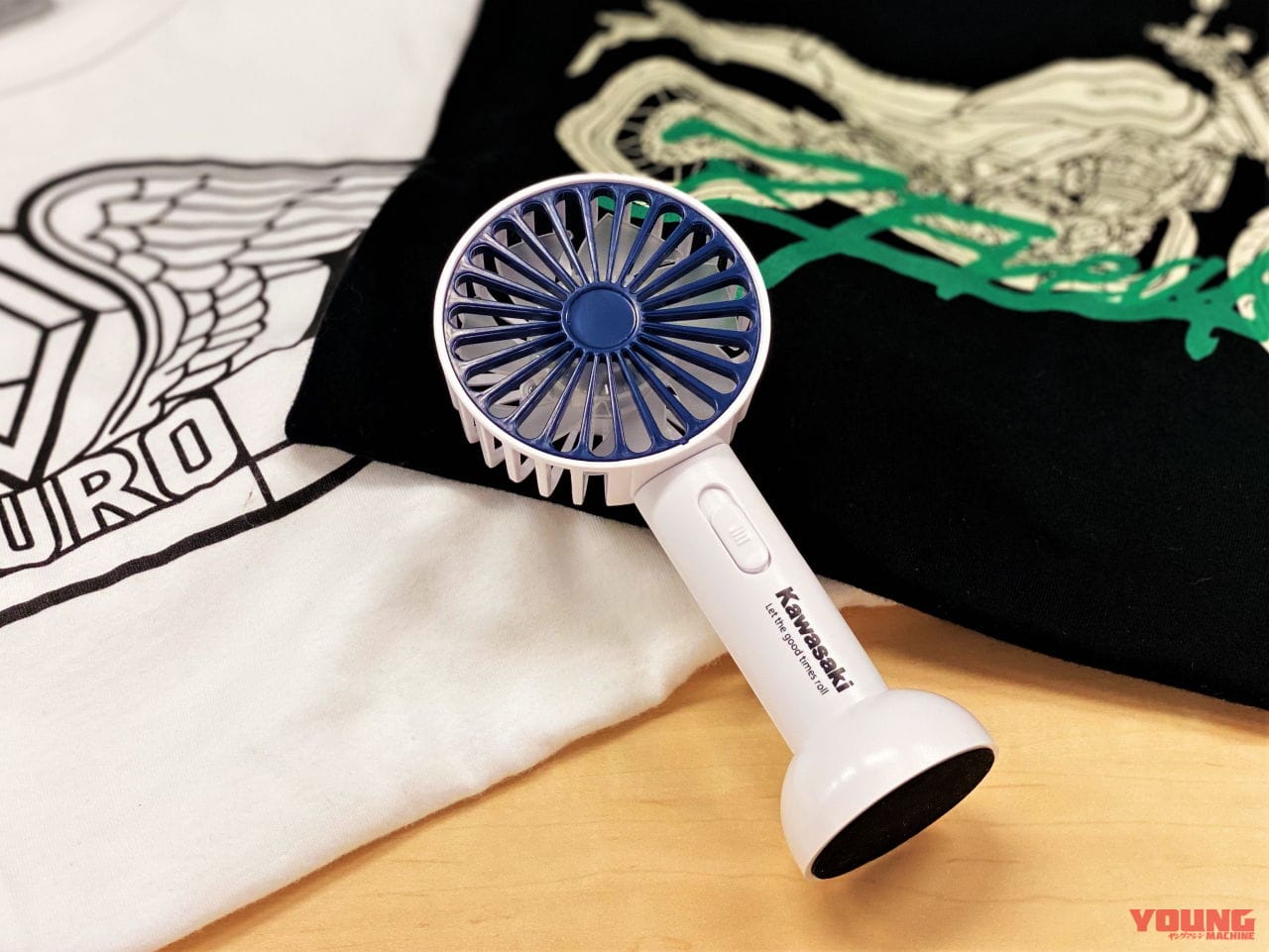 カワサキオリジナル「ハンディファン」|欲しいぞメグロTシャツ! カワサキプラザネットワークで“Tシャツフェア”開催6/12~