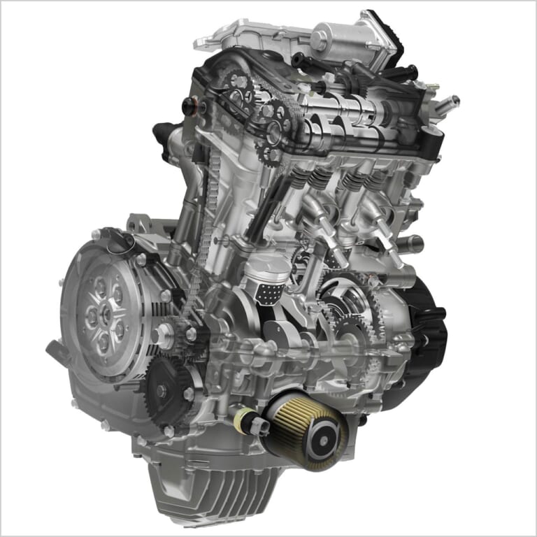 ホンダCBR250RR|エンジン|ホンダCBR250RRディテール写真解説【操ること自体を楽しめるスポーツバイク】