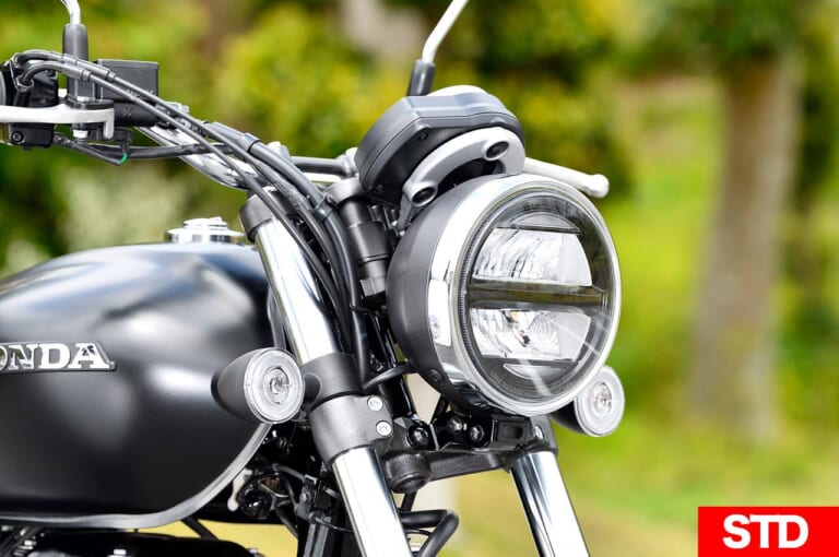 ホンダGB350|ヘッドライト|爆売れホンダGB350! モダン仕様のGB350Sも7月発売スタンバイ【すべてがスポーティー仕立て】