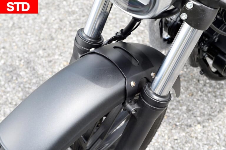 ホンダGB350|フロントフェンダー|爆売れホンダGB350! モダン仕様のGB350Sも7月発売スタンバイ【すべてがスポーティー仕立て】