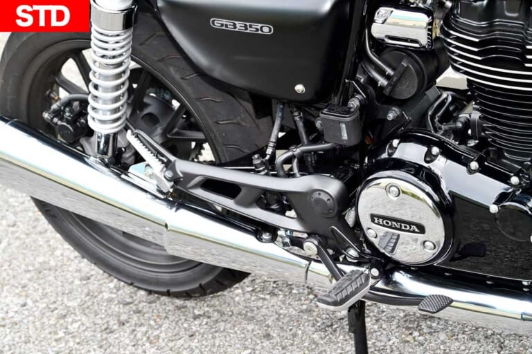 ホンダGB350|右ステップ|爆売れホンダGB350! モダン仕様のGB350Sも7月発売スタンバイ【すべてがスポーティー仕立て】