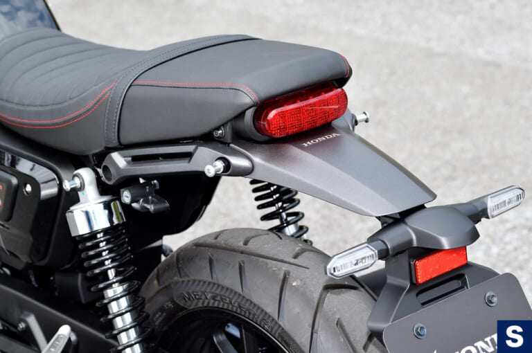 ホンダGB350S|リヤフェンダー|爆売れホンダGB350! モダン仕様のGB350Sも7月発売スタンバイ【すべてがスポーティー仕立て】