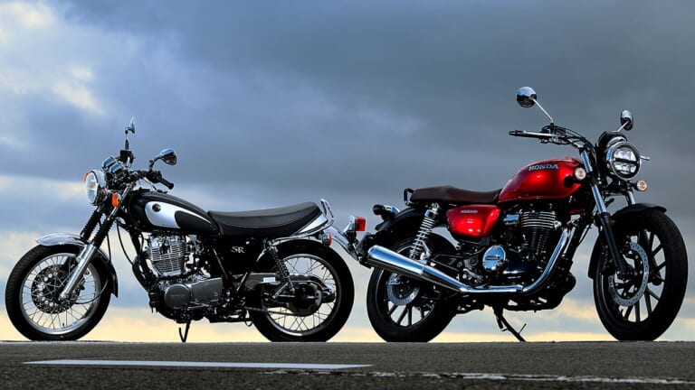 ホンダGB350 vs ヤマハSR400ディテール徹底比較【ネオクラとリアル