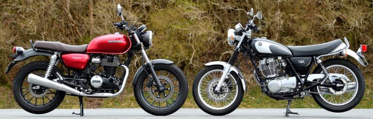 ホンダGB350&ヤマハSR400ファイナルエディション|ホンダGB350 vs ヤマハSR400 丸山浩比較試乗インプレ【ついにやって来た世代交代の瞬間】