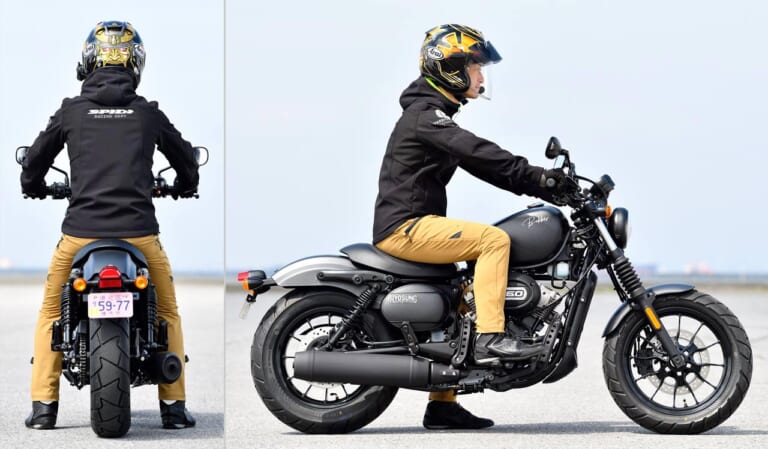 ヒョースンGV125Sボバー|ライディングポジション|ヒョースンGV125Sボバー試乗インプレッション【唯一無二! 優秀な原付二種ボバー】