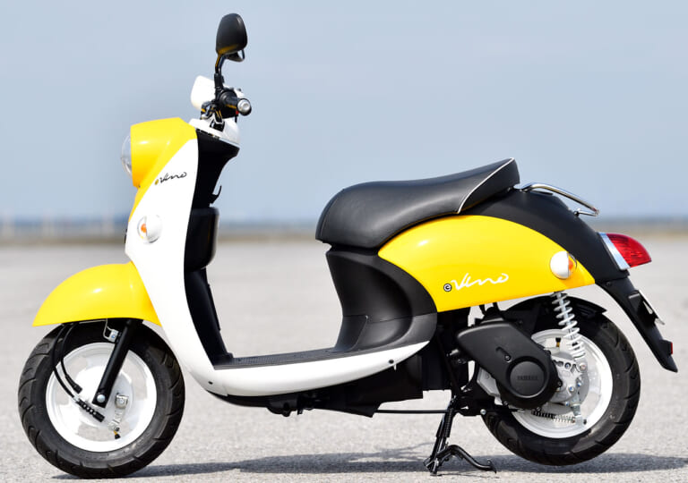 ヤマハ E-ビーノ|ヤマハ E-ビーノ試乗インプレッション【軽さ際立つボディ! 誰もが扱える電動スクーター】