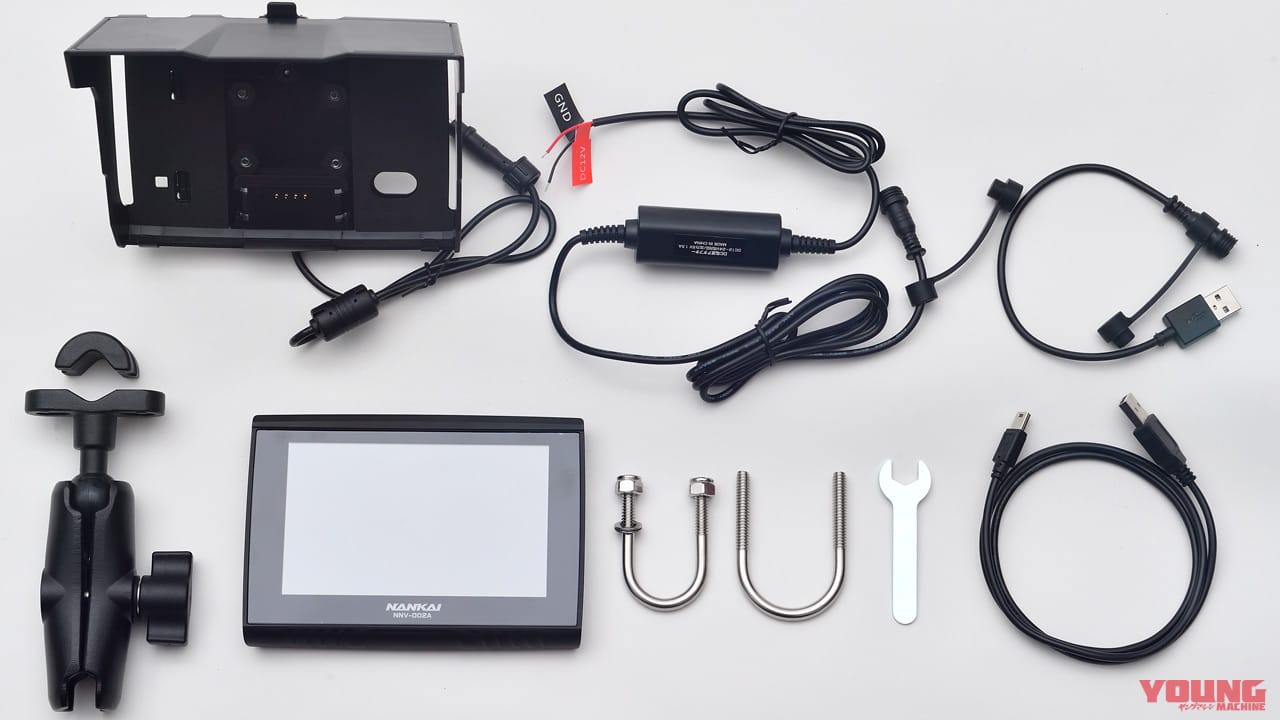 NNV-002A ナンカイナビゲーションシステム|セット内容|ナンカイナビゲーションシステムNNV-002A試用インプレ【ゼンリン搭載でサクサク動く】