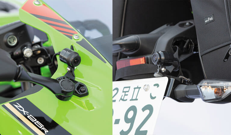 カワサキ ニンジャZX-25R|キジマカスタムパーツ|ドラレコカメラステー|快適&安全に効くニンジャZX-25R用パーツ群が登場〈キジマ〉