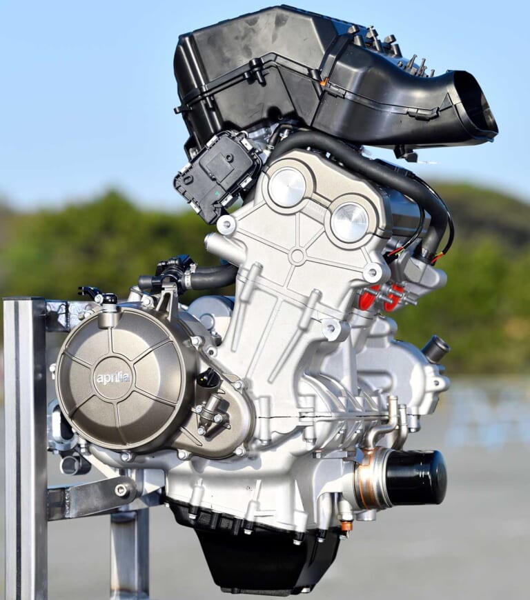 アプリリアRS660|エンジン|’21アプリリアRS660試乗インプレ【コレ1台でサーキットもツーリングも】