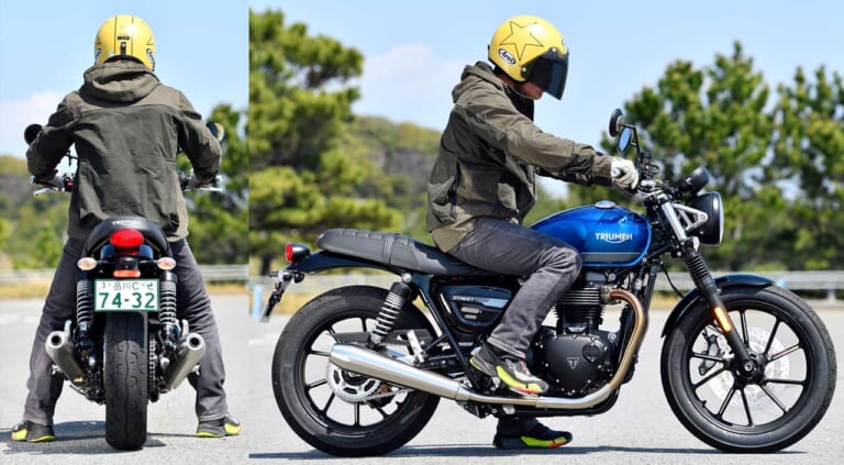 '21トライアンフ ストリートツイン|ライディングポジション|’21トライアンフ ストリートツイン試乗ショートインプレ【素直な乗り味の快速クラシック】