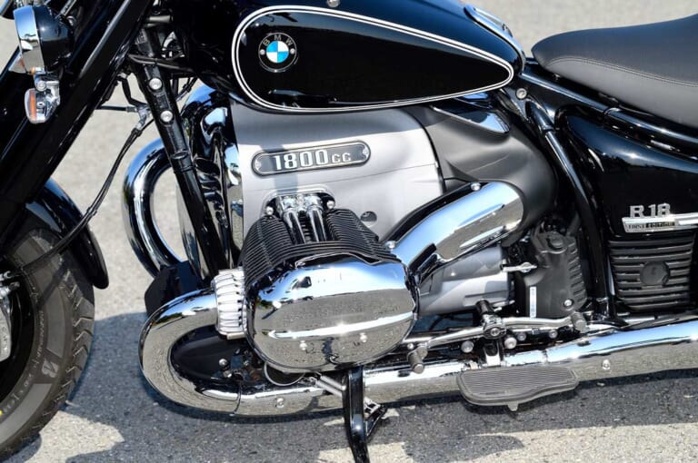 BMW R18クラシック|1801ccエンジン|’21 BMW R18クラシック試乗ショートインプレ【CLASSICにはクルーズコントロールを装備】