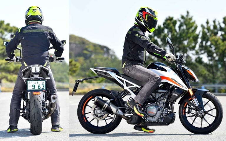 KTM390デューク|ライディングポジション|’21 KTM 390デューク試乗ショートインプレ 【クイックシフターがオプションで追加可能に】
