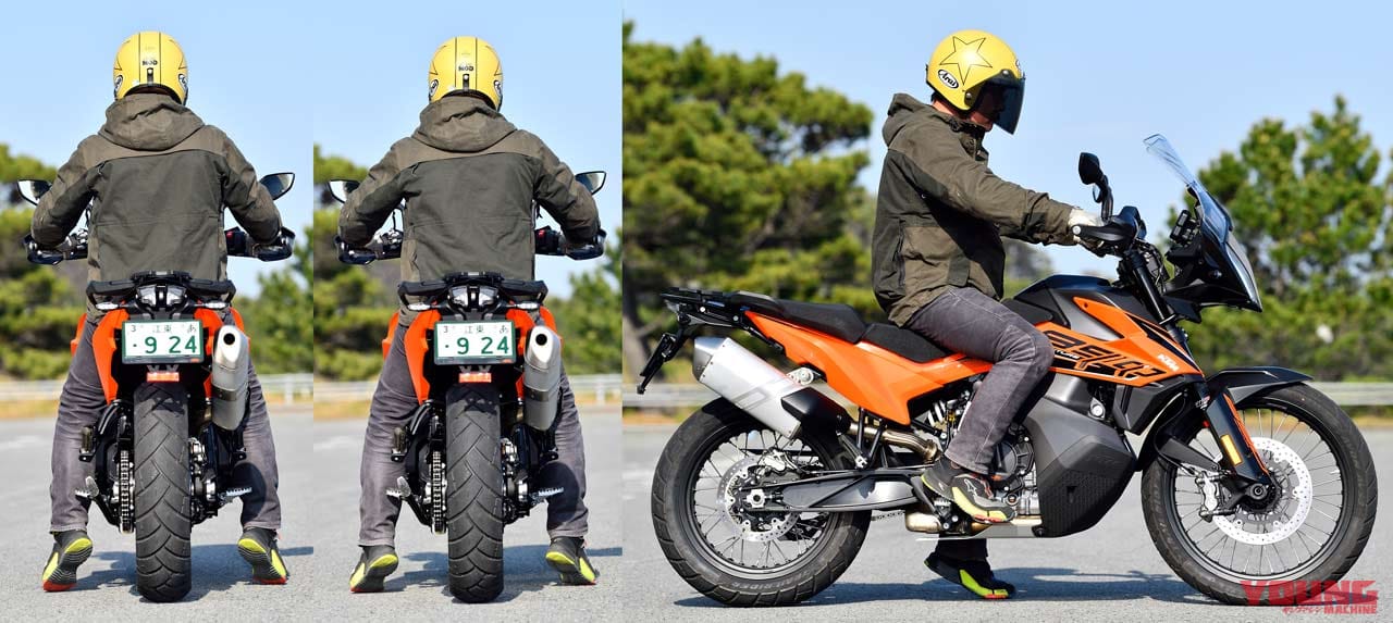 KTM 890アドベンチャー|ライディングポジション|’21 KTM 890アドベンチャー試乗ショートインプレ【余裕を増したミドルADV】