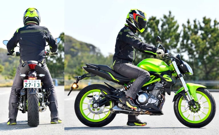 ベネリTNT249S|ライディングポジション|’21ベネリTNT249S試乗ショートインプレ【”扱える感”が楽しいミドルネイキッド】