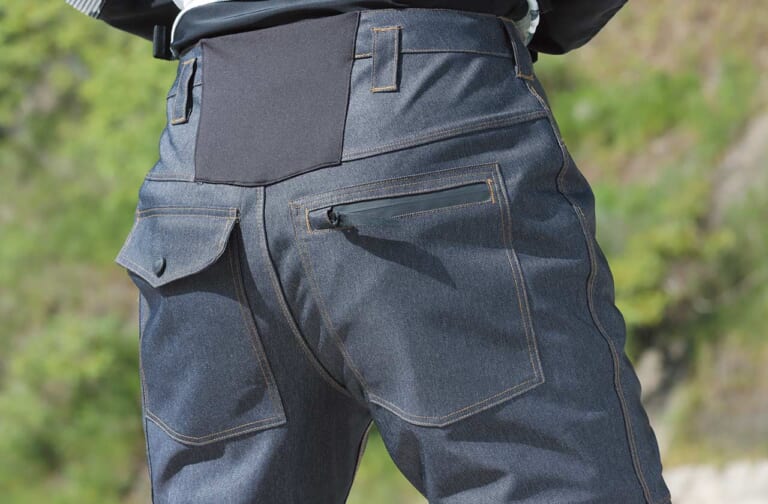 ワークマン イージス DENIMYストレッチレインパンツ R1P|ハイウエストストレッチニット|ワークマン’21春夏新作徹底テスト#3【雨でも快適安全ライダー向けウェア×4選】