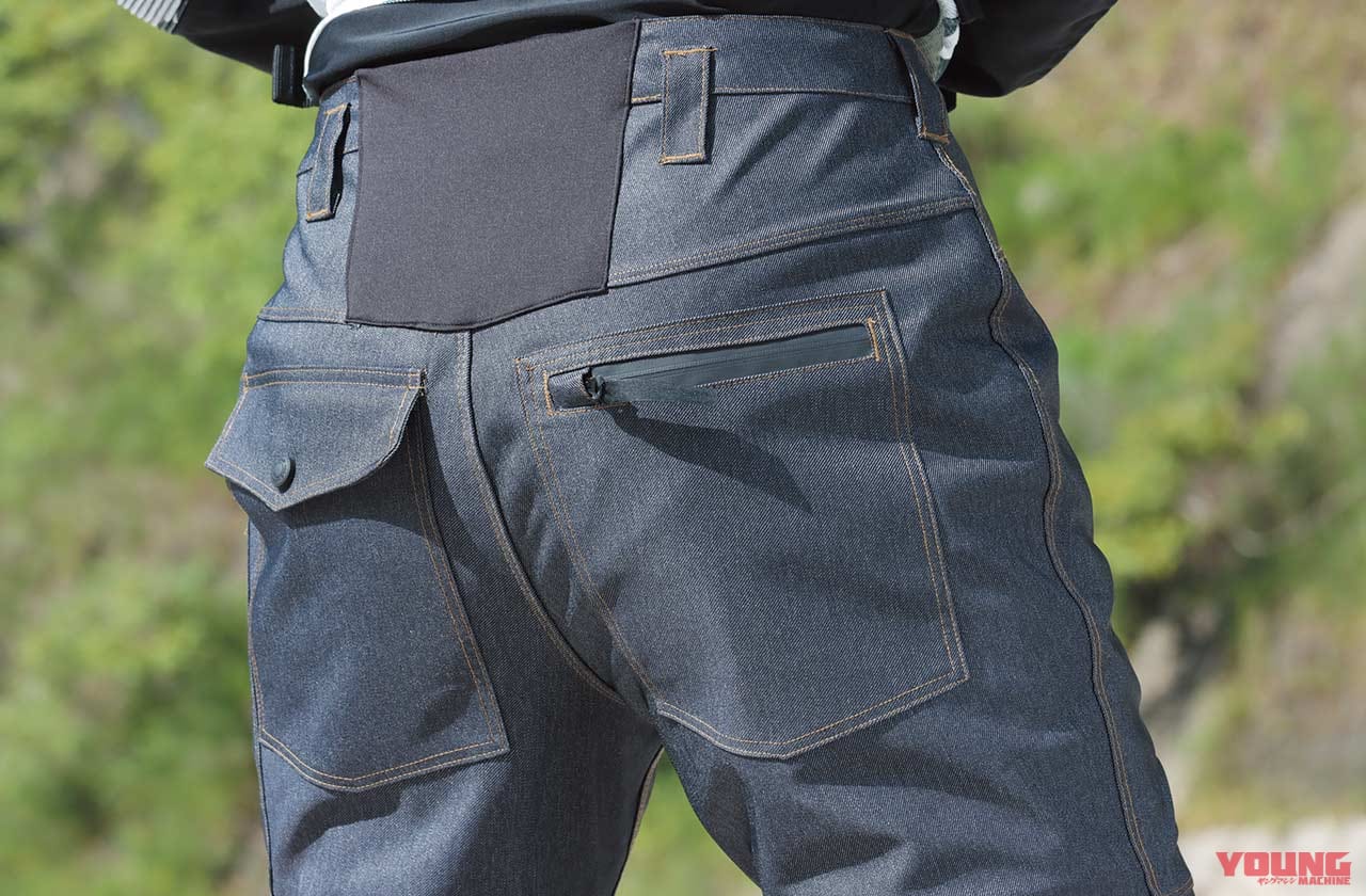ワークマン イージス DENIMYストレッチレインパンツ R1P|ハイウエストストレッチニット|ワークマン’21春夏新作徹底テスト#3【雨でも快適安全ライダー向けウェア×4選】