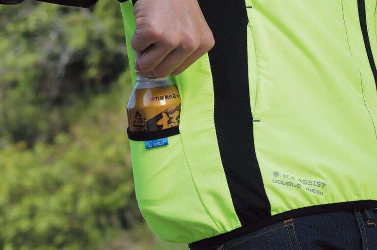 ワークマン アイスアシスト 遮熱ダブルメッシュアクティブクロスベスト WM3561|サイドポケット|ワークマン’21春夏新作徹底テスト#3【雨でも快適安全ライダー向けウェア×4選】