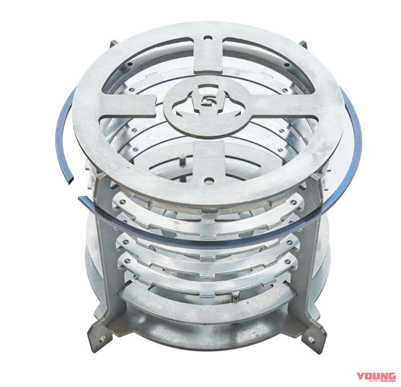 Moto Grill(モトグリル)|バイクのパーツがキャンプ用品に?! F.C.C.が自社製品を利用して焚き火台を製作