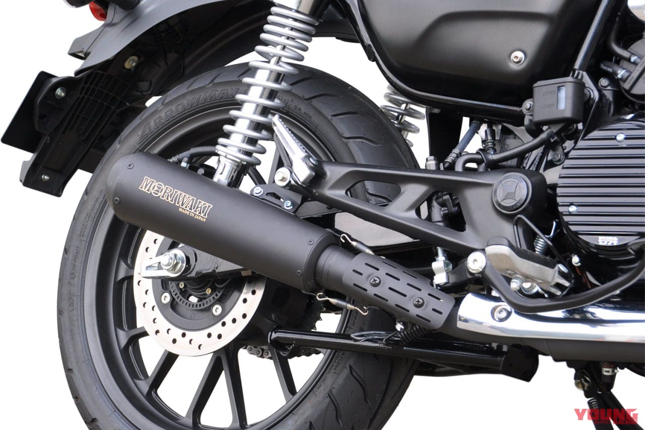 |【GB350/S用】モリワキのスリップオンマフラーが登場! ステンレス製ショートメガホン