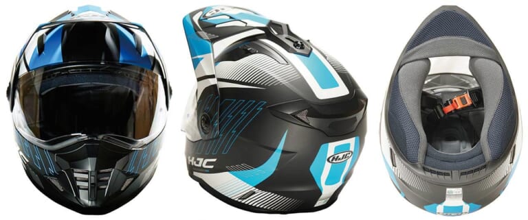 オフロードヘルメット|HJC DS-X1 グラビティ|HJCヘルメットからスタイル別ニューモデル登場【スピーカー収納スペースでインカム装着時も快適な被り心地】