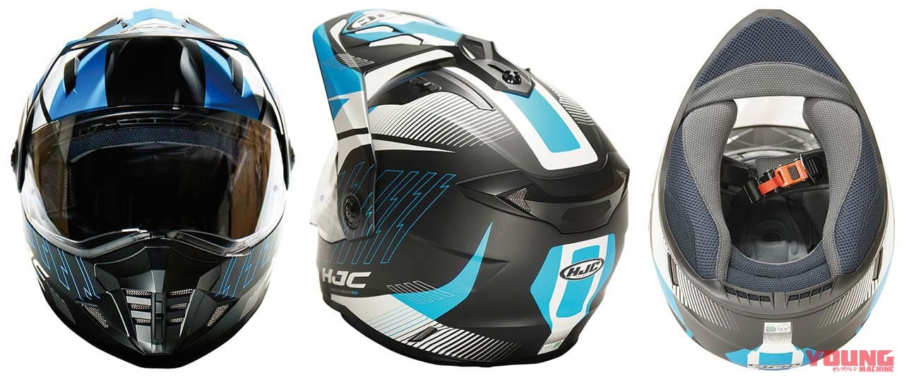 オフロードヘルメット|HJC DS-X1 グラビティ|HJCヘルメットからスタイル別ニューモデル登場【スピーカー収納スペースでインカム装着時も快適な被り心地】