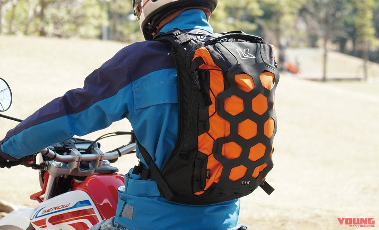 防水バックパック|クリーガ トレール18バックパック|林道ツーリングにピッタリの高機能なバックパック×11選〈前編〉