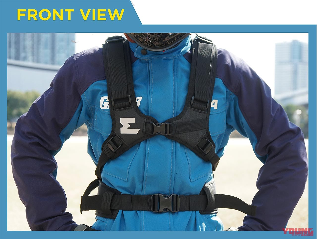 防水バックパック|エンデュリスタン ハリケーンバックパック 25L|フロント|林道ツーリングにピッタリの高機能なバックパック×11選〈前編〉