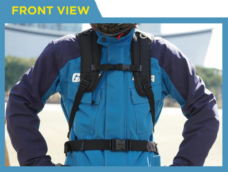 防水バックパック|ラフアンドロード RR9304 AQAドライバックパックプロ|フロント|林道ツーリングにピッタリの高機能なバックパック×11選〈前編〉