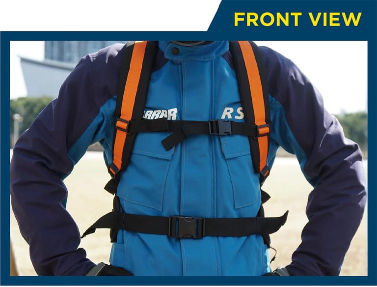 防水バックパック|カッパ WA402Sウォータープルーフバックパック|フロント|林道ツーリングにピッタリの高機能なバックパック×11選〈前編〉