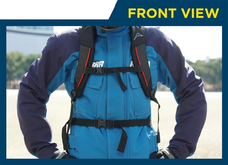 レインカバー付きバックパック|クシタニ K-3587バックパック|フロント|林道ツーリングにピッタリの高機能なバックパック×11選〈後編〉