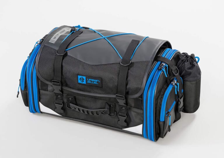 シートバッグ|タナックス モトフィズ ミドルフィールドシートバッグMFK-275|タナックスからキャンプ/街乗り/林道にも映える新機能搭載シートバッグ発売〈アーバンブルーシリーズ〉