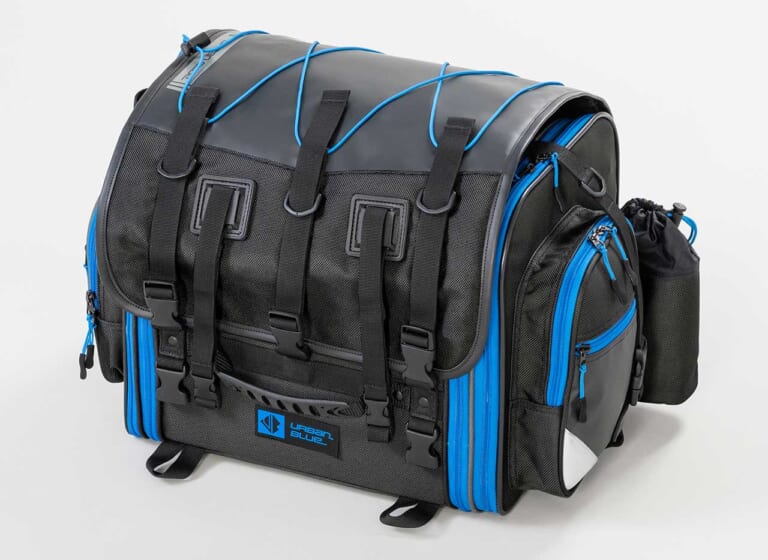 シートバッグ|タナックス モトフィズ フィールドシートバッグMFK-276|タナックスからキャンプ/街乗り/林道にも映える新機能搭載シートバッグ発売〈アーバンブルーシリーズ〉