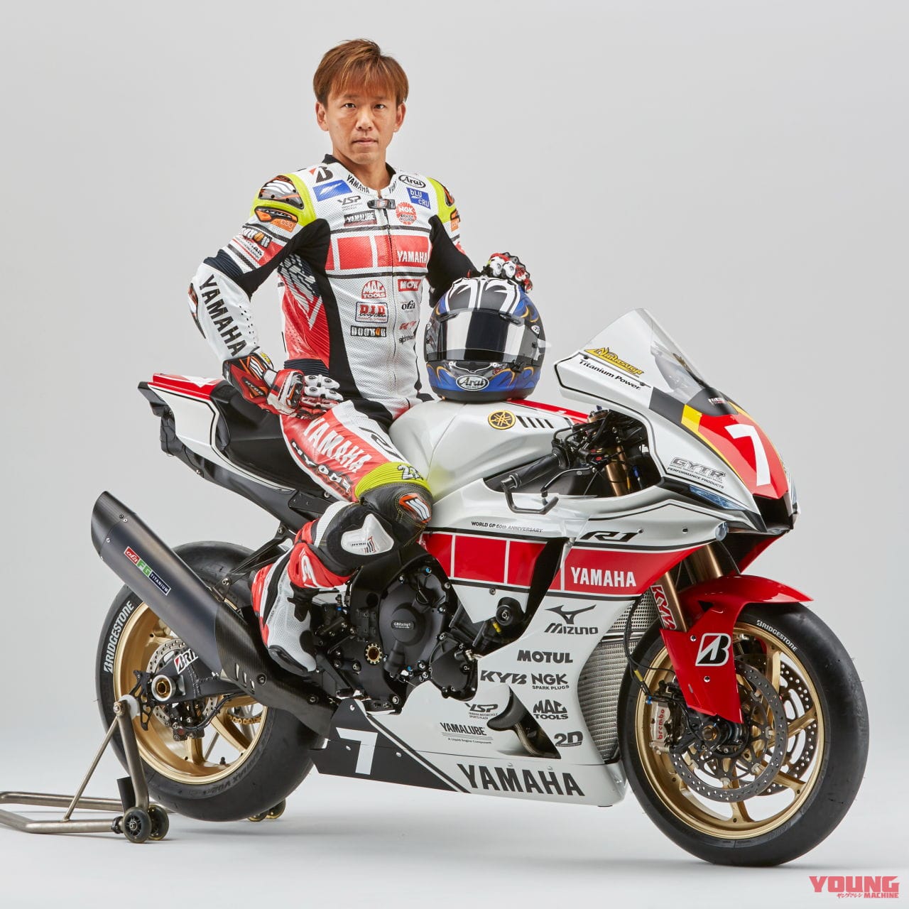 |このカラー発売希望!! ヤマハWGP参戦60周年記念カラーの「YZF-R1」が全日本ロードを走る!