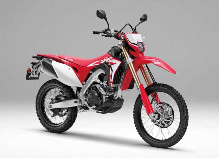 ホンダ CRF450L|’80年代以降のホンダデュアルパーパスモデル×厳選5台【愛と青春のオフロードバイクを振り返る】