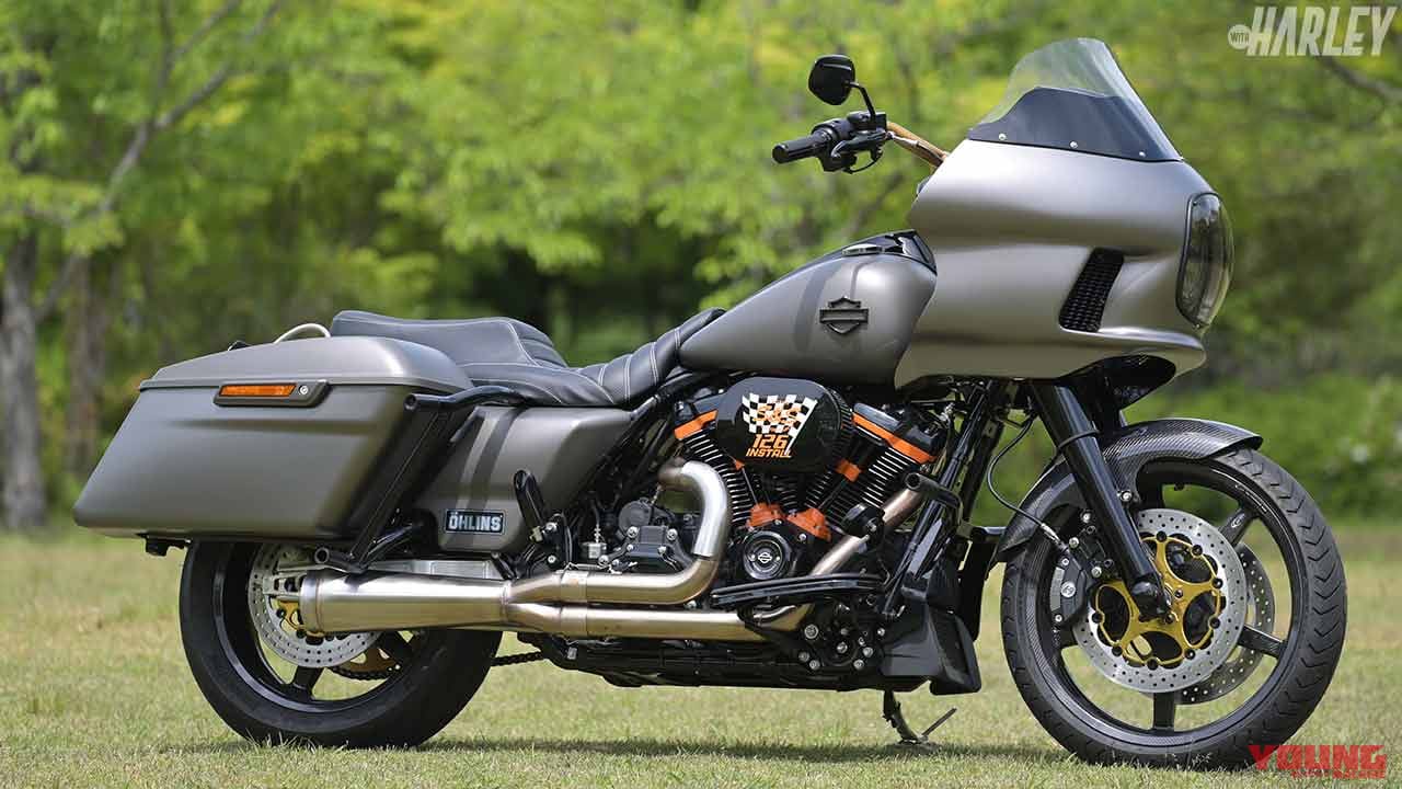 ハーレーダビッドソン FLHRロードキング|フォレストウイングカスタム|FLHRロードキングベースのパフォーマンスバガー【理想のカスタムハーレーをゲット!】