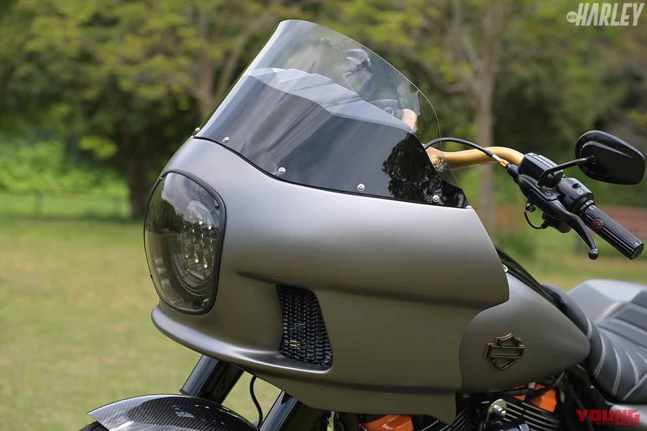 ハーレーダビッドソン FLHRロードキング|フォレストウイングカスタム|フルゲインオリジナルFXRTレプリカカウル|FLHRロードキングベースのパフォーマンスバガー【理想のカスタムハーレーをゲット!】