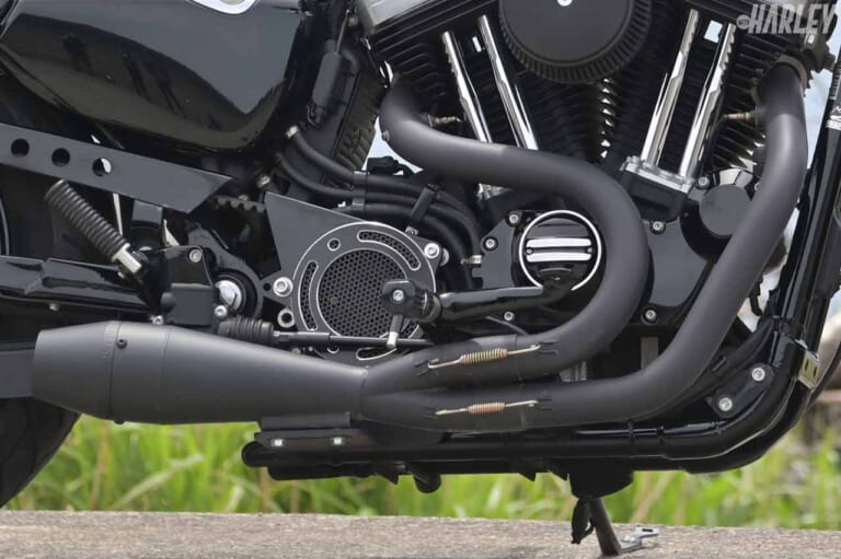 HSC沼津フォーティエイトカスタム|サヴィッキスピード 2in1 フルエキゾースト|人気のフォーティエイトスタイルを格安でゲットする術【’15モデル以前でも最新48カスタムに!】