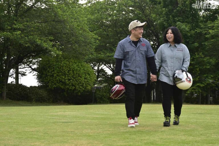 ハーレーダビッドソンのある暮らし|Tさん夫婦|妻のためにFLTRXSロードグライドへ乗り換えた元48乗り〈ハーレーダビッドソンのある暮らし〉