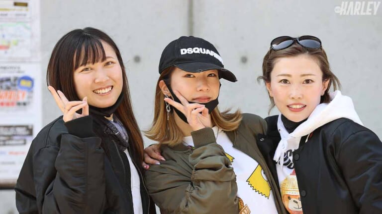 #ハーレー女子3人|#ハーレー女子集まる。『ウィズハーレー』読者撮影会開催! at KenChannel MEETING