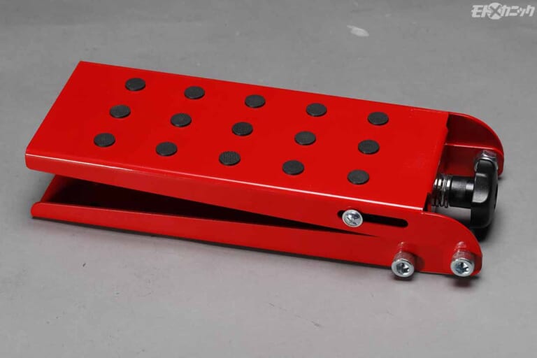 モトジョイ|タイヤジャッキ|タイヤの着脱が劇的に楽になるタイヤジャッキ【ホイールを持ち上げることなく楽々タイヤ交換】